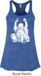 Yoga Laughing Buddha Ladies Flowy Racerback Tanktop