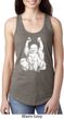 Yoga Laughing Buddha Ladies Ideal Tank Top