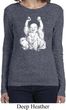 Yoga Laughing Buddha Ladies Long Sleeve Shirt