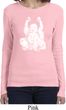 Yoga Laughing Buddha Ladies Long Sleeve Shirt