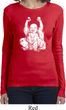 Yoga Laughing Buddha Ladies Long Sleeve Shirt