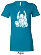 Yoga Laughing Buddha Ladies Longer Length Shirt