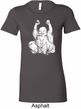 Yoga Laughing Buddha Ladies Longer Length Shirt