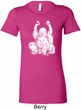 Yoga Laughing Buddha Ladies Longer Length Shirt