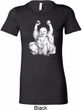 Yoga Laughing Buddha Ladies Longer Length Shirt