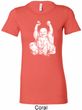 Yoga Laughing Buddha Ladies Longer Length Shirt