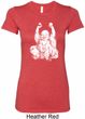 Yoga Laughing Buddha Ladies Longer Length Shirt
