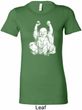 Yoga Laughing Buddha Ladies Longer Length Shirt