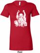 Yoga Laughing Buddha Ladies Longer Length Shirt