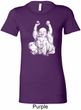 Yoga Laughing Buddha Ladies Longer Length Shirt