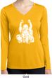 Yoga Laughing Buddha Ladies Moisture Wicking Long Sleeve Shirt
