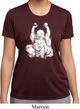 Yoga Laughing Buddha Ladies Moisture Wicking Shirt