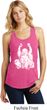 Yoga Laughing Buddha Ladies Racerback Tank Top