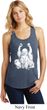Yoga Laughing Buddha Ladies Racerback Tank Top