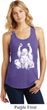 Yoga Laughing Buddha Ladies Racerback Tank Top