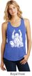 Yoga Laughing Buddha Ladies Racerback Tank Top