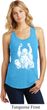 Yoga Laughing Buddha Ladies Racerback Tank Top