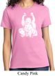 Yoga Laughing Buddha Ladies Shirt