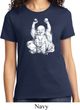 Yoga Laughing Buddha Ladies Shirt