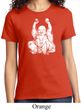 Yoga Laughing Buddha Ladies Shirt