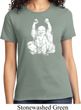 Yoga Laughing Buddha Ladies Shirt