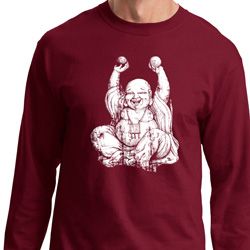 Yoga Laughing Buddha Long Sleeve Shirt