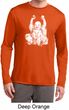 Yoga Laughing Buddha Mens Moisture Wicking Long Sleeve Shirt