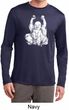 Yoga Laughing Buddha Mens Moisture Wicking Long Sleeve Shirt