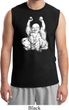 Yoga Laughing Buddha Mens Muscle Shirt