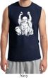 Yoga Laughing Buddha Mens Muscle Shirt