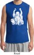 Yoga Laughing Buddha Mens Muscle Shirt