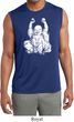 Yoga Laughing Buddha Mens Sleeveless Moisture Wicking Shirt