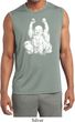 Yoga Laughing Buddha Mens Sleeveless Moisture Wicking Shirt