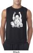 Yoga Laughing Buddha Mens Sleeveless Shirt