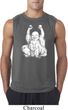 Yoga Laughing Buddha Mens Sleeveless Shirt