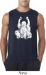 Yoga Laughing Buddha Mens Sleeveless Shirt