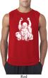 Yoga Laughing Buddha Mens Sleeveless Shirt