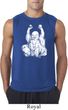 Yoga Laughing Buddha Mens Sleeveless Shirt