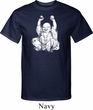 Yoga Laughing Buddha Mens Tall Shirt