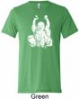 Yoga Laughing Buddha Mens Tri Blend Crewneck Shirt