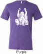 Yoga Laughing Buddha Mens Tri Blend Crewneck Shirt