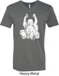 Yoga Laughing Buddha Mens V-Neck Shirt