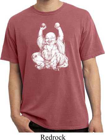 Yoga Laughing Buddha Pigment Dyed Shirt