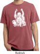 Yoga Laughing Buddha Pigment Dyed Shirt