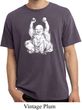 Yoga Laughing Buddha Pigment Dyed Shirt