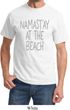 Yoga Namastay at the Beach Adult Shirt