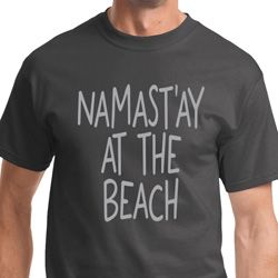 Yoga Namastay at the Beach Adult Shirt Yoga Namastay at the Beach Adult Shirt