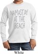 Yoga Namastay at the Beach Kids Long Sleeve Shirt