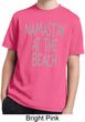 Yoga Namastay at the Beach Kids Moisture Wicking Shirt