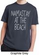 Yoga Namastay at the Beach Kids Moisture Wicking Shirt
